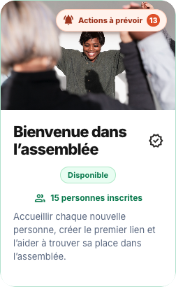 Capture du module Communauté evischurch